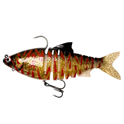 Westin Ricky The Roach Multi Jointed R2F 18cm 83g sinking gäddbete i färgen Blod Hulken med flerledad kropp