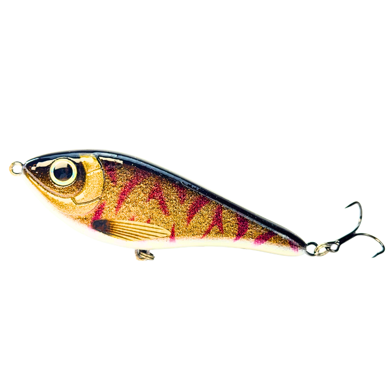 Buster Swim Slow Sink 13 cm 65 g Blod Hulken swimbait för gädda