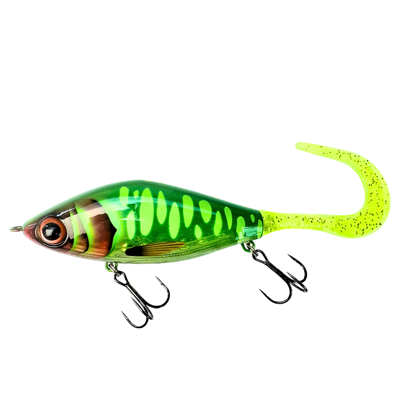 Strike Pro Guppie JR Sinking Custom UV Monstret sjunkande gäddbete för gädda