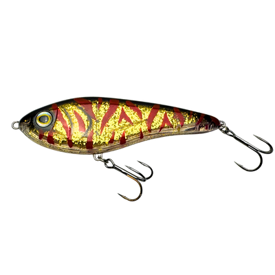 Westin Jerk 14cm 65g Sinking Blod Hulken jerkbait för gäddfiske med kraftfull rörelse och hög synlighet