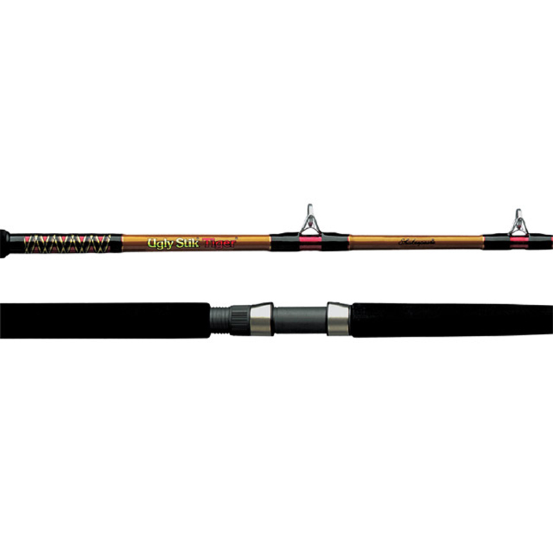 Ugly Stik 6'6” Tiger Elite Casting Rod, One Piece Nearshore/Offshore Rod, Elite Season Cast Nico