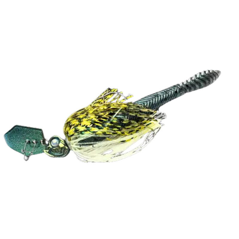 Upplev Custom Blade Jig Bud Tail 18g – Metallic Shiner blade jig för predatorfiske efter gädda, abborre och gös