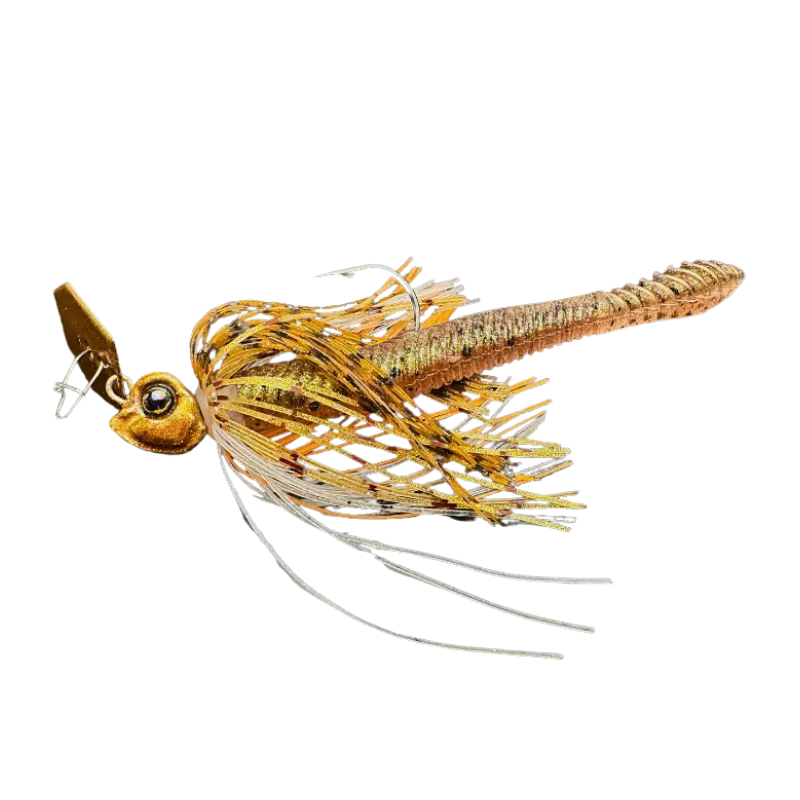 Upplev Custom Blade Jig Bud Tail 20g – Golden Craw blade jig för predatorfiske efter gädda, abborre och gös